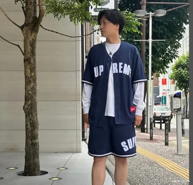 sleeved mesh suede baseball JERSEY 24SS ULTRASUDE short MESH BASEBALL 0504